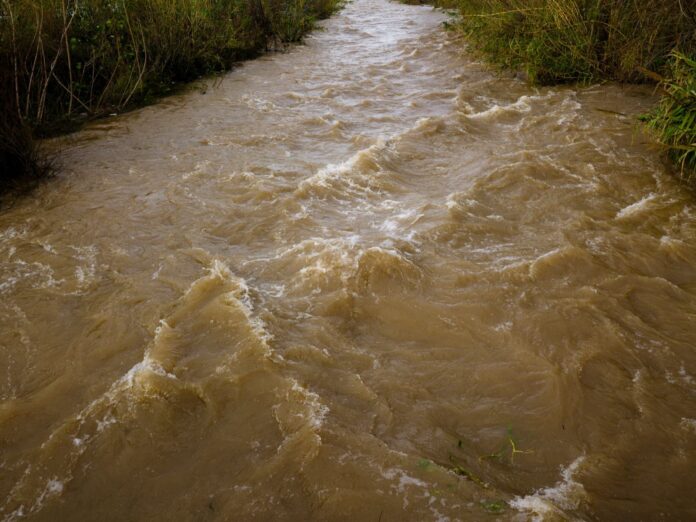 El Puente Viejo de Lautaro cedió tras 200 milímetros de lluvia y no se va a reparar: el MOP construirá uno nuevo y los camiones van por Victoria Río crecido de aguas marrones tras lluvias intensas
