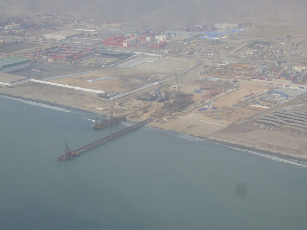 DP World pone sobre la mesa US$1,470 millones para agrandar el Muelle Sur del Callao Zona portuaria e industrial del Callao, Perú. Foto ilustrativa.