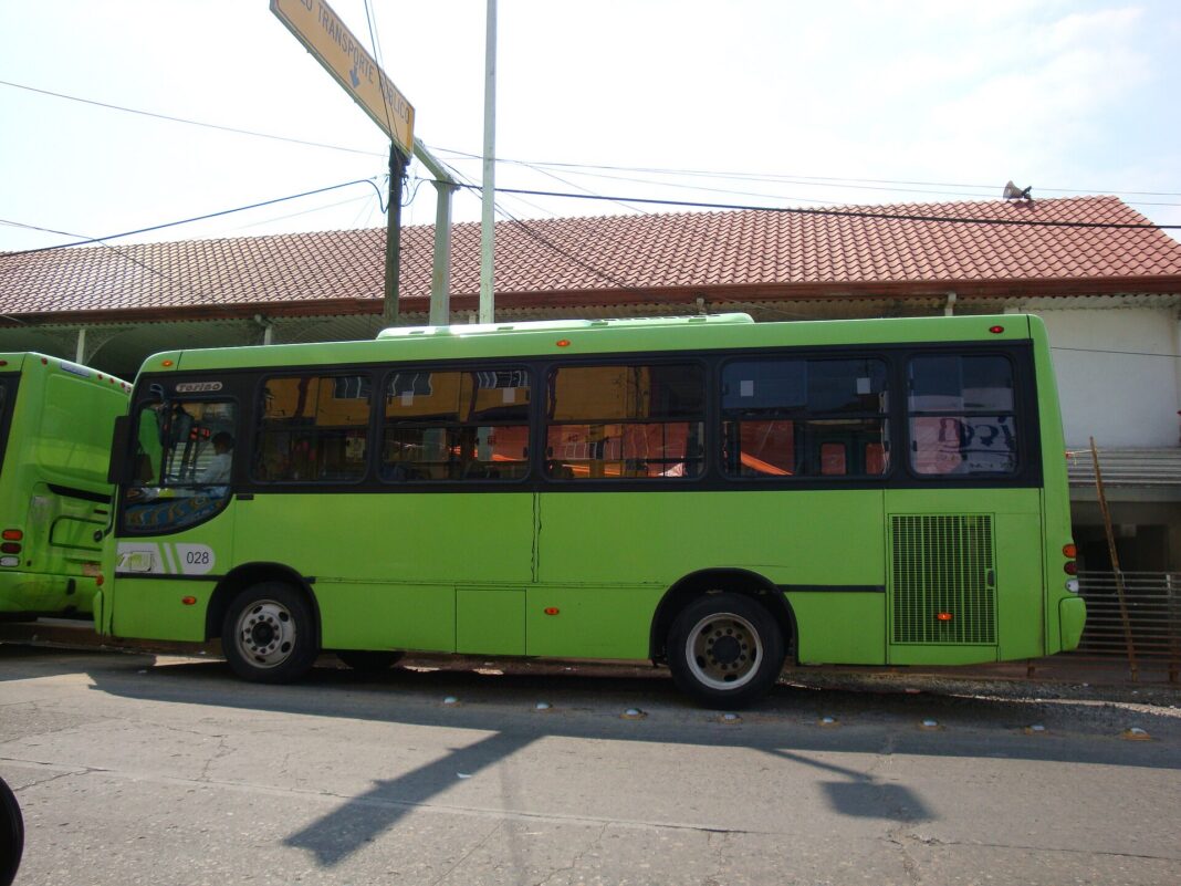 Autobús del transporte urbano en Villahermosa, Tabasco