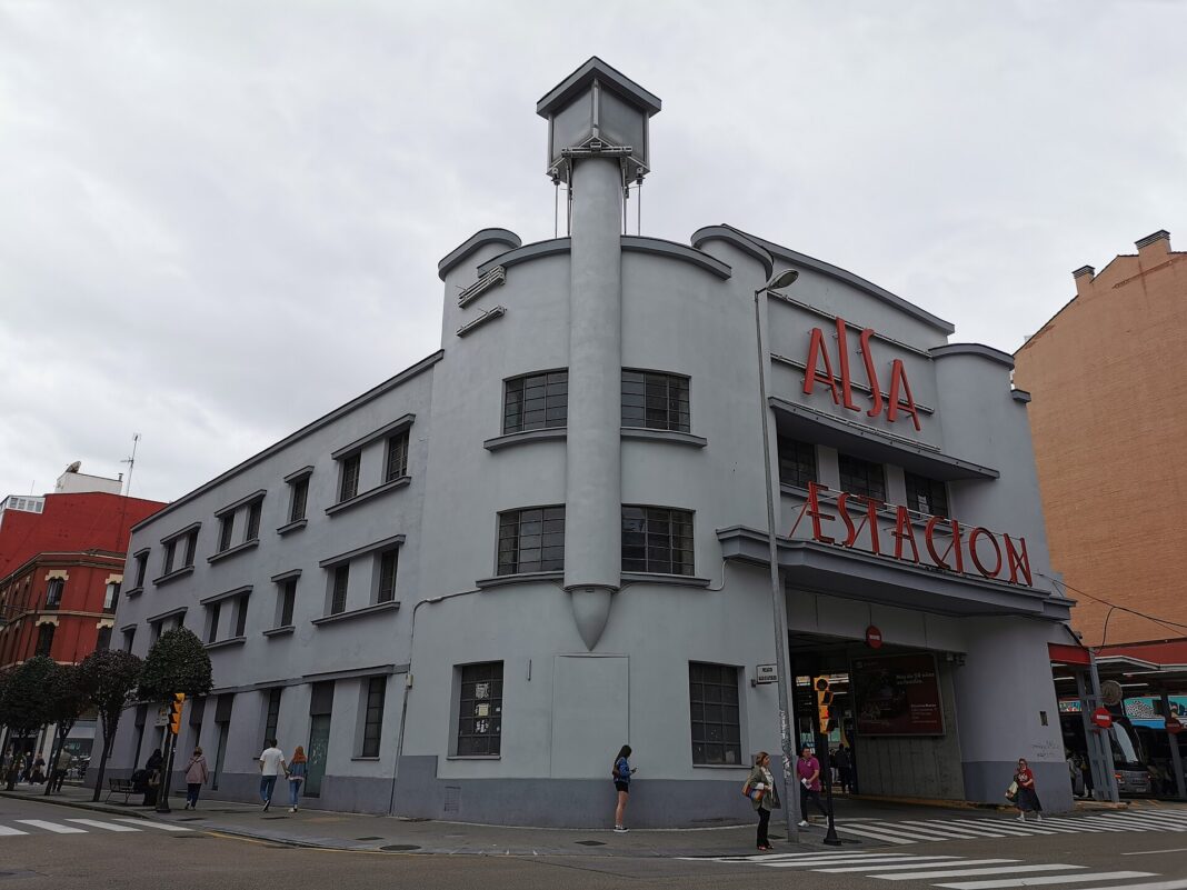 Estación de autobuses de Alsa en Gijón, Asturias